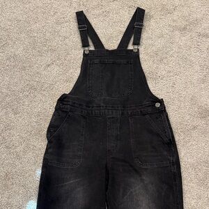 OLD NAVY Black Denim Overalls
